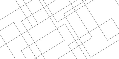 Poster - Abstract seamless random geometric white, black square lines pattern on a transparent background design. abstract background with luxury geometric random chaotic lines. squares and triangle line.	
