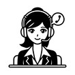 © Riki - Customer service woman avatar icon