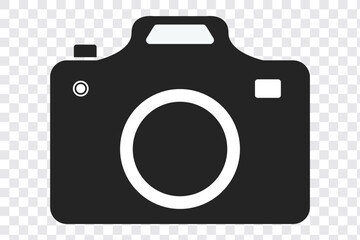 Poster - Camera icon. Photo camera in flat style. Vector. EPS 10.