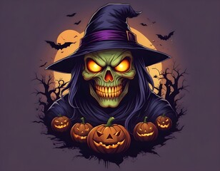 Halloween design vector for t-shirt design 