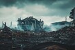 © twilight mist - Ruins of a Building After a Disaster