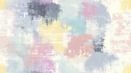 Poster - Abstract Watercolor Painting with Pastel Colors and Textures