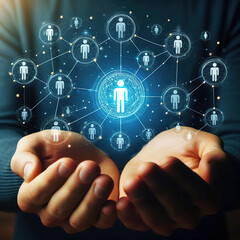 Poster - Social network concept