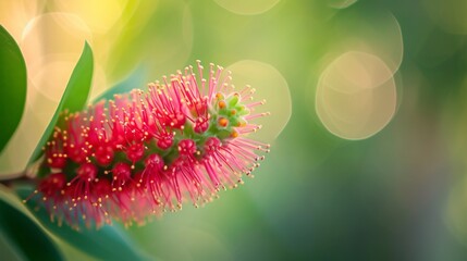 Canvas Print - Callistemon flower