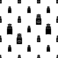 Poster - Milk Container Icon Seamless Pattern M_2407001