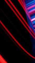  - Animation of glowing neon lines. Abstract background with wavy color lines. Concept of computer graphics