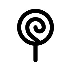 Sticker - lollipop line icon