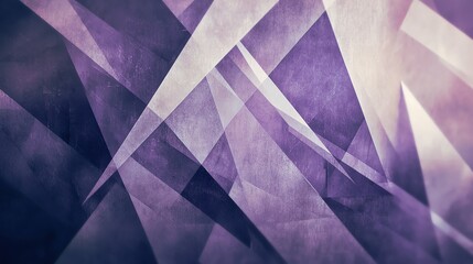 Wall Mural - Abstract geometric shapes in soothing purple tones create an elegant background perfect for artistic designs and modern compositions.