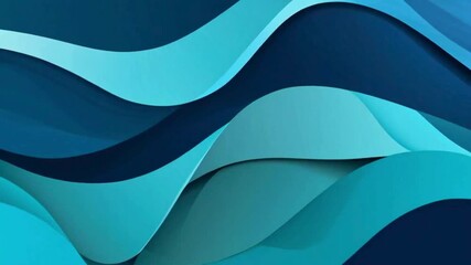 Poster - blue abstract background