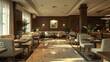 © Coffee Cafe Lover - Elegant Hotel Restaurant with Sophisticated Decor and Inviting Dining Atmosphere