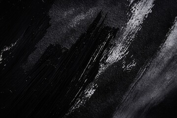Poster - A close-up view reveals the rich depth of a dark textured watercolor stain, showcasing dynamic brush strokes and artistic fluidity against a contrasting backdrop