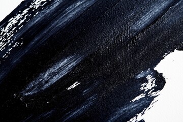 Poster - A dark textured watercolor stain reveals rich depth and fluidity, emphasizing artistic brush stroke techniques in a creative workspace