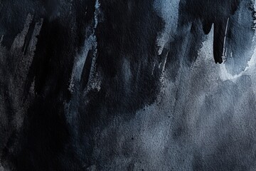 Poster - A beautifully dark textured watercolor stain displays intricate brush strokes with depth, showcasing artistic expression in a captivating manner