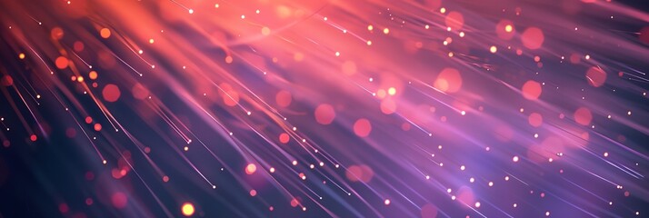 Fototapete - A purple background with a lot of small dots. The dots are scattered all over the background and are of different sizes