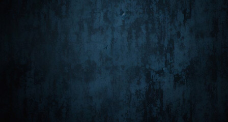 Textured midnight blue background in azure and light indigo, formed canvas shape, color splash of crimson and cerulean