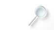 © MP - Magnifier isolated on white background. 3d illustration.