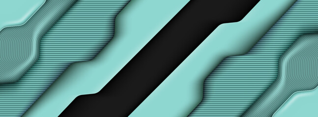 Poster - Modern abstract geometric shapes graphic design background technology digital futuristic concept
