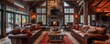 © peppastocker - Craftsman lodge with rustic charm.