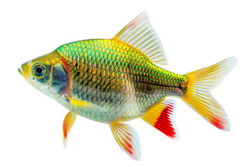 Wall Mural - Colorful Fish isolated on white background