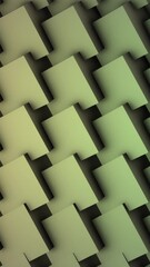  - Background with colorful rotating vertical rectangular blocks, loop. Grid of randomized colorful square lines folding and rotating. Seamlessly looping motion background. Dynamic perspective with