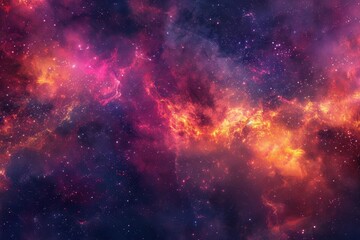 Wall Mural - Breathtaking??ofvibrantnebulaandstarsin deep space.