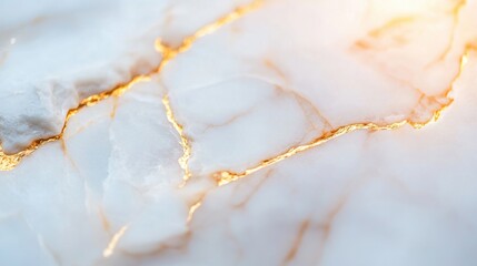 Poster - Exquisite marble displaying striking gold veins creates a luxurious and sophisticated atmosphere