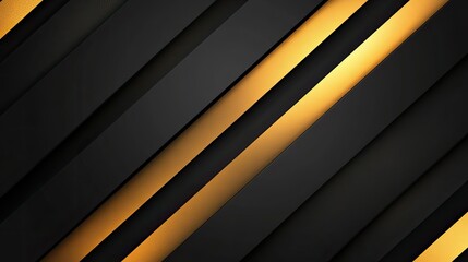 Poster - A black and yellow striped background. The image has a dark and moody feel to it, with the black and yellow stripes creating a sense of depth and contrast