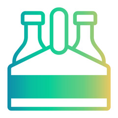 Poster - alcohol Line Gradient Icon