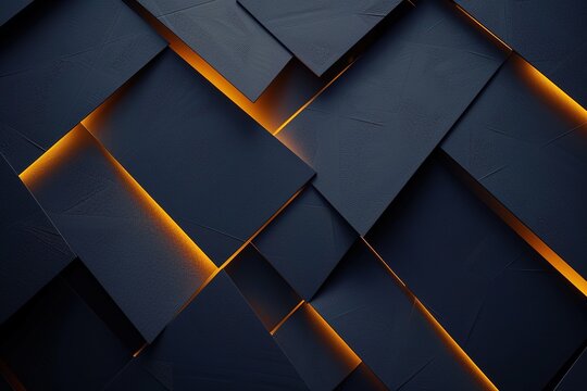 Abstract geometric background with glowing lines.