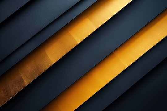 Abstract background with diagonal stripes of gold and dark blue.