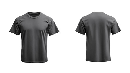 black t shirt template PNG