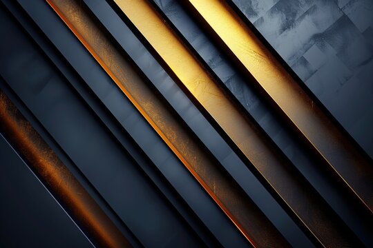 Abstract diagonal lines with gold highlights.