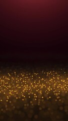 Poster - Yellow particles glitter in slow motion on a blurred background. Illuminations Hill 1 Zf2Y