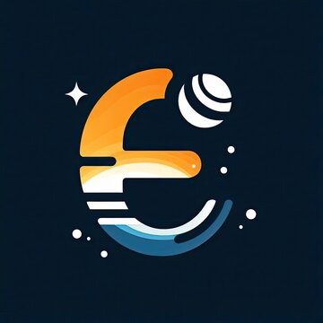 Letter e Logo. A Letter Design Vector. AI generate