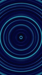Poster - Futuristic circle background, tunnel made of colorful dots and light. Geometric Abstract Shape Loop with Alpha Channel. Geometric Light. Beautiful animation of multi-colored flying flickering