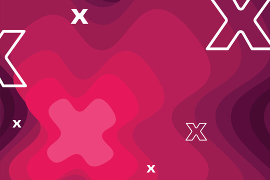 Abstract gradient Background geometric shapes, stars and liquid color. Trendy fluid gradient background for landing page. Modern wallpaper design for social media, idol poster, banner, flyer.