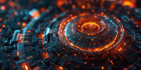 Abstract Futuristic Technology