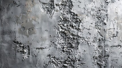 Poster - Concrete wall gray color background for design : Generative AI