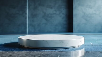 Fototapete - Product presentation podium pedestal 3D Render : Generative AI