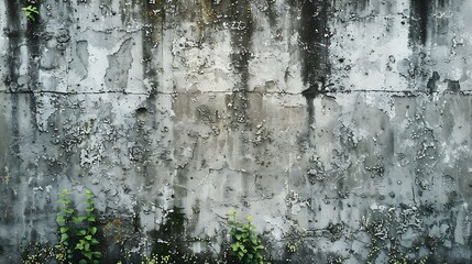 Poster - Concrete wall gray color background for design : Generative AI