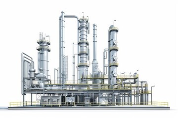 gas processing plant schematic