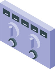 Poster - Soundboard showing adjusting knobs for audio mixing