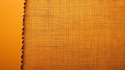 Poster - Blank Solid yellow orange tone color paint on environmental friendly cardboard box kraft paper texture background with space minimal style : Generative AI