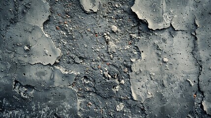 Poster - Concrete surface Abstract feeling texture effect Shades of gray : Generative AI