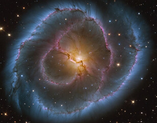 Wall Mural - Colorful space galaxy cloud nebula. Stary night cosmos. Universe science astronomy. Explode of Supernova