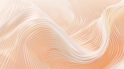 Wall Mural - Soft, pastel-colored waves create a tranquil and flowing abstract pattern, perfect for artistic designs or calming visuals, abstract background