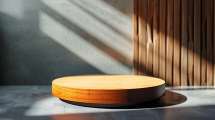 Poster - Product presentation podium pedestal 3D Render : Generative AI
