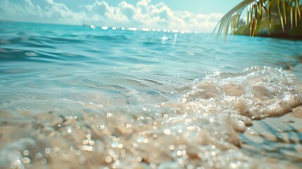 Aufkleber - Maldives Islands Ocean Tropical Beach : Generative AI