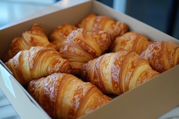 Wall Mural - Croissants in a new package