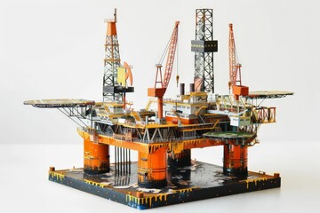 oil rig model